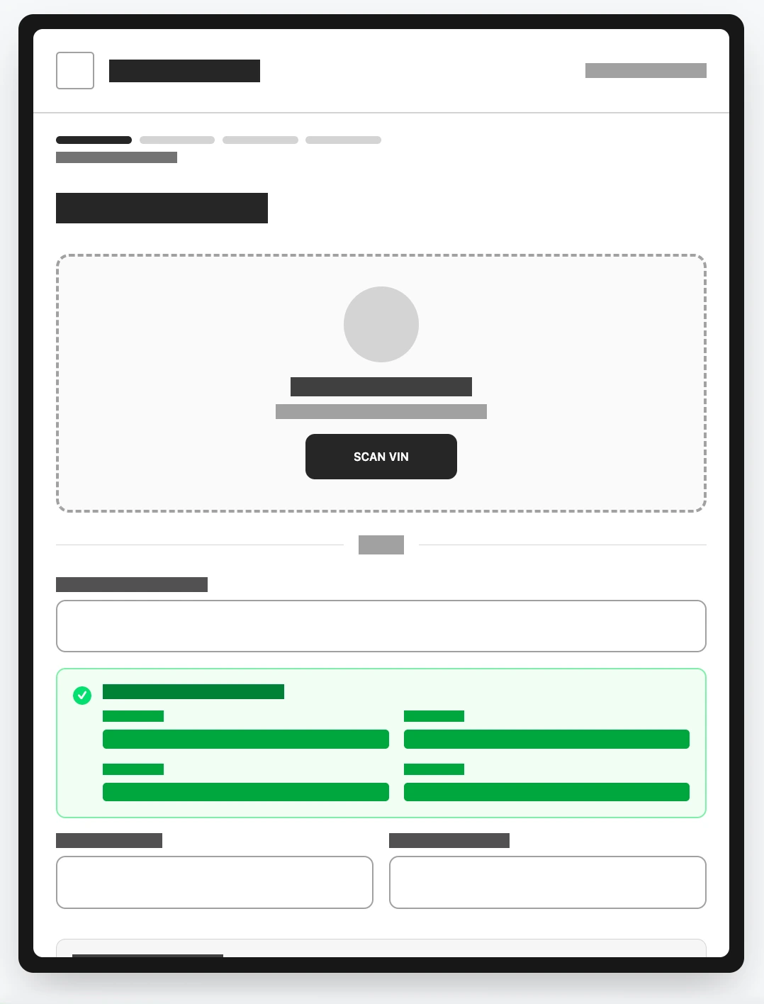 Wireframe — Screen 03 & 04
